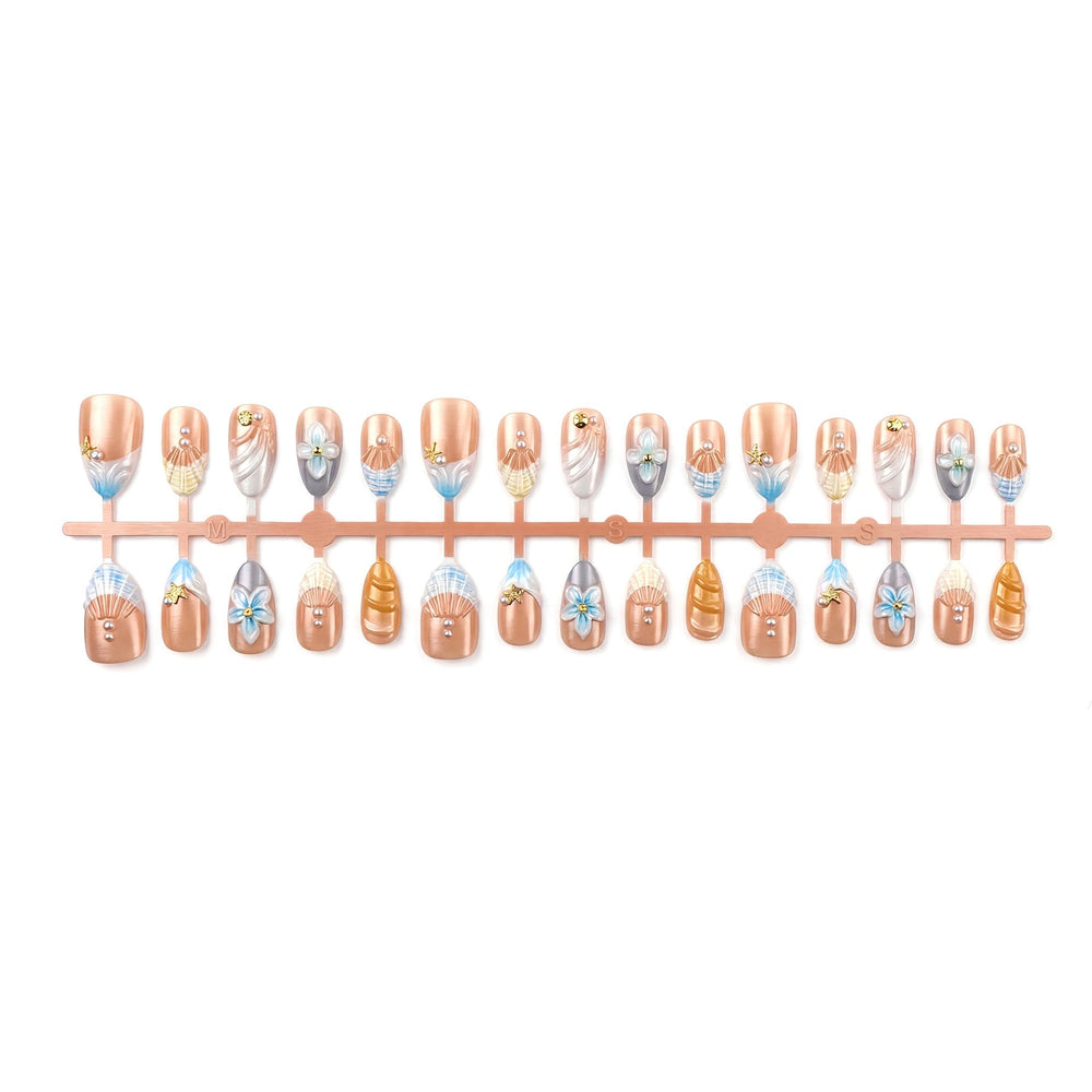 BEAWTH nails held in hand to show true size and wearable scale for confidence