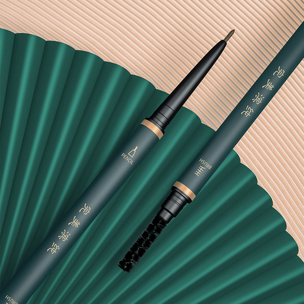 BECHY flatlay of three pencils and razor, organized kit for daily use