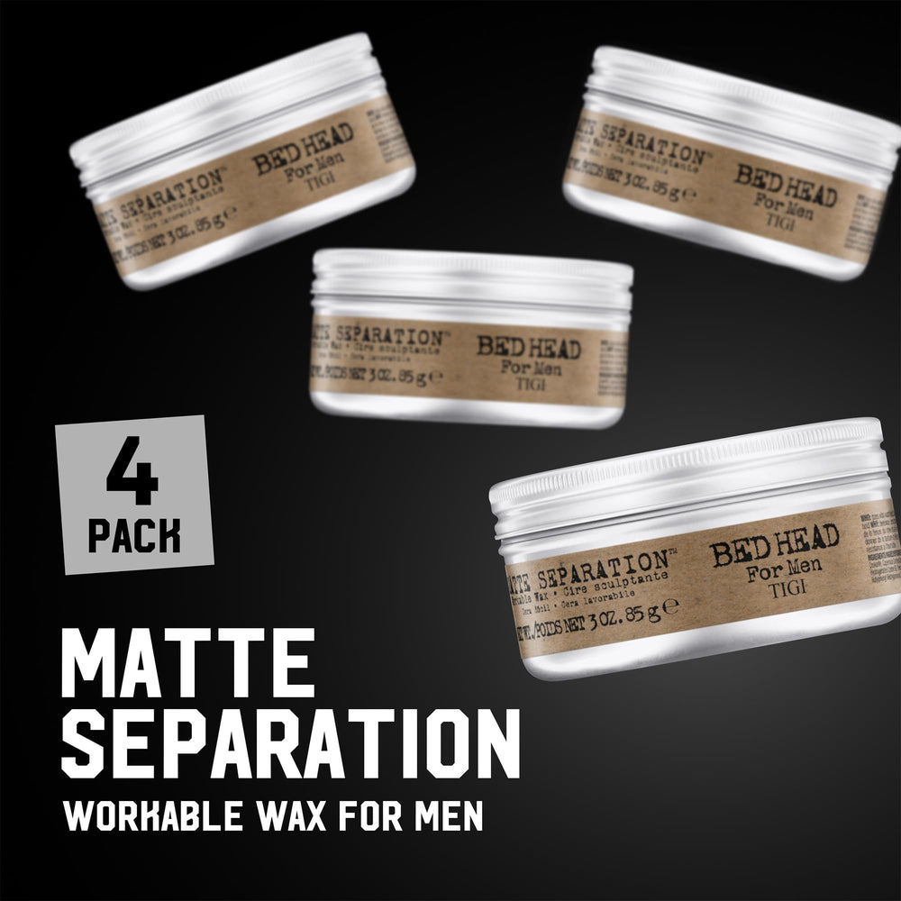 Bed Head by TIGI close-up of wax texture highlighting workability