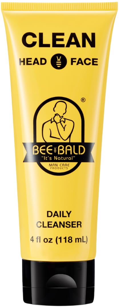 Bee Bald front label showing product name and benefits