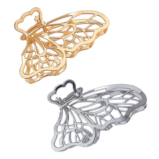 BeeGift butterfly clip front view showing elegant design and reliable hold