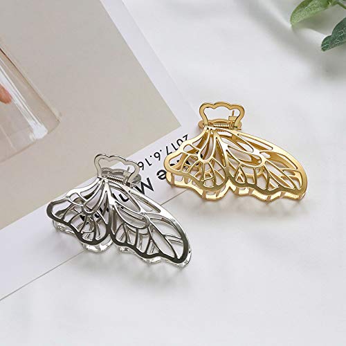 BeeGift clip securing a low bun showcasing polished finish and secure hold