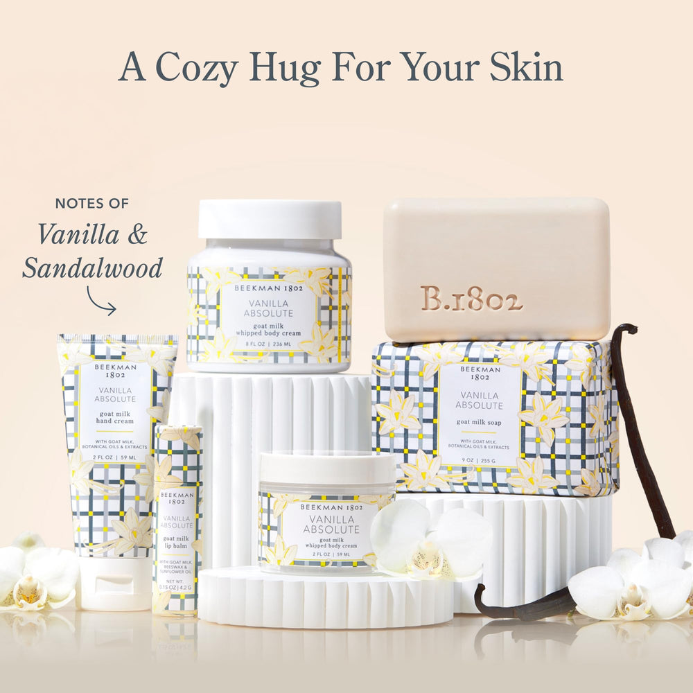 Beekman 1802 ingredient label close-up highlighting Clinically Kind formula