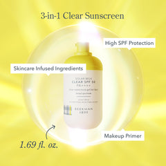 Beekman 1802 layering under makeup showing primer compatibility benefit