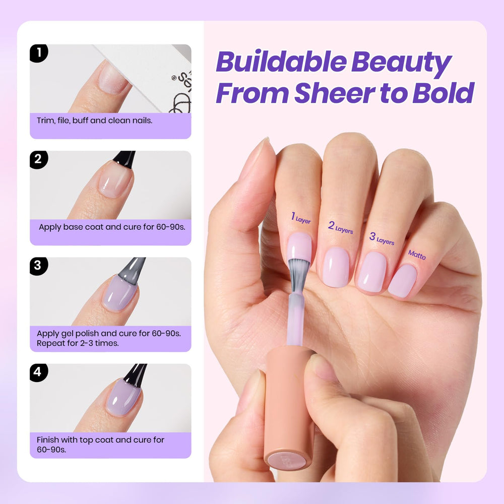 Beetles brand finished manicure in lifestyle scene conveying subtle elegance benefit