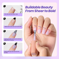 Beetles brand finished manicure in lifestyle scene conveying subtle elegance benefit