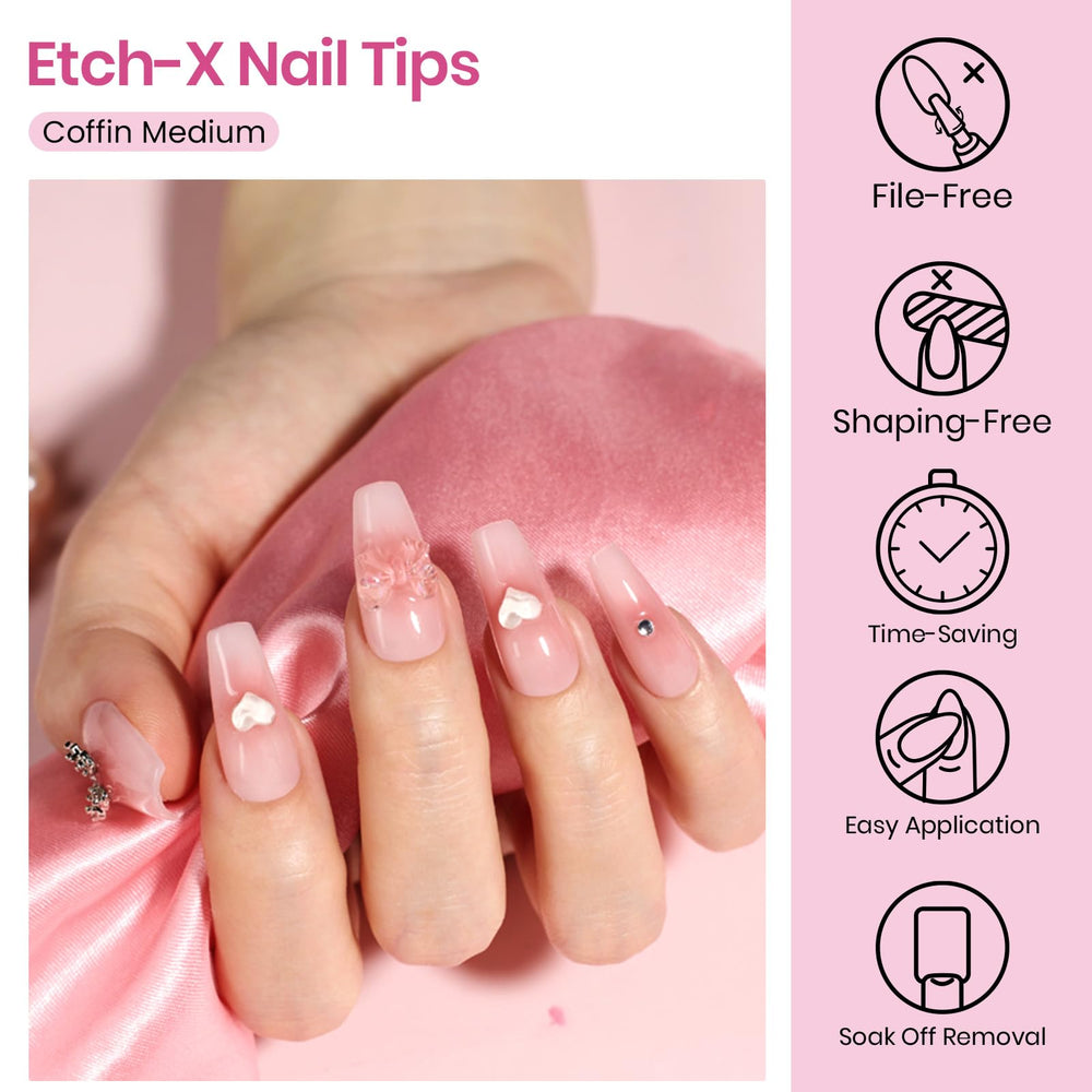 Beetles application demo of press-on nails for quick salon-ready look