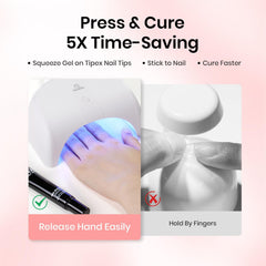 beetles application curing under UV lamp hands-free method for faster manicures