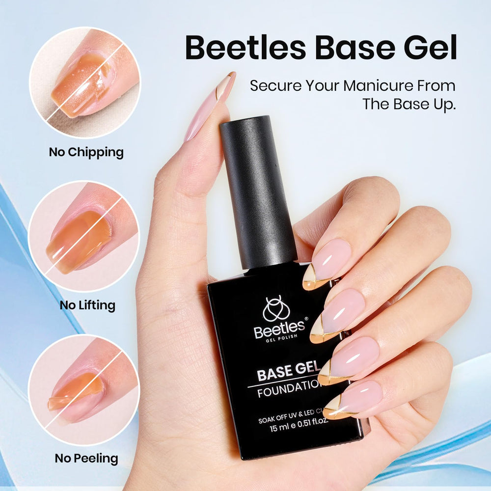 beetles application in use with brush applying base for improved adhesion benefit