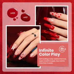 beetles polished natural nails in use showing durable salon-quality shine