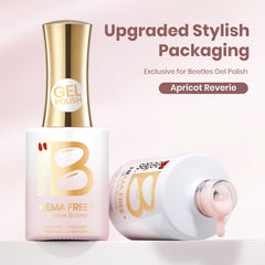 Beetles finished manicure on hands offering natural, polished look