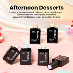 beetles avocado shake swatch on nails illustrating wearable pastel look and glossy shine