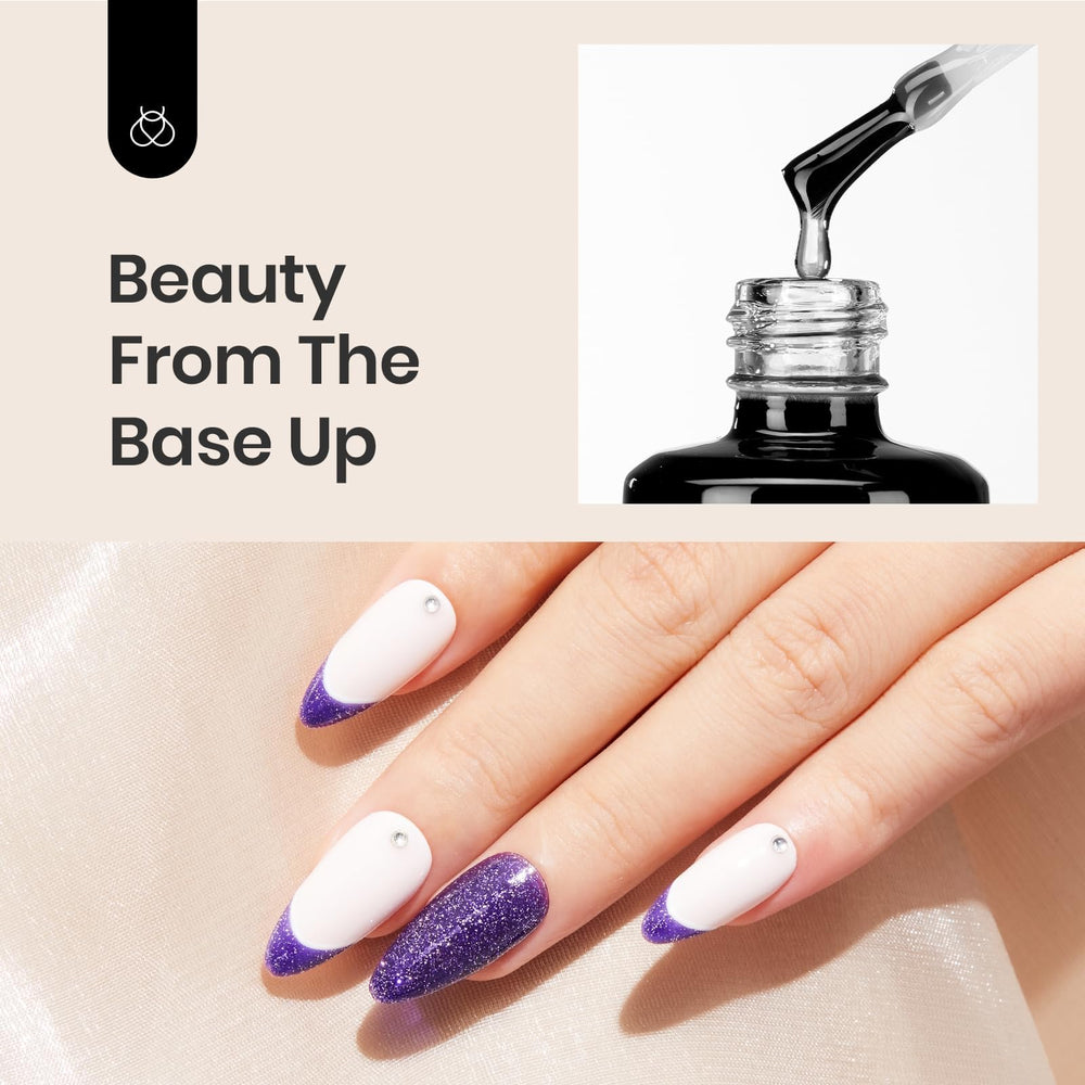 Beetles base coat with nail tools showing salon-ready prep benefit