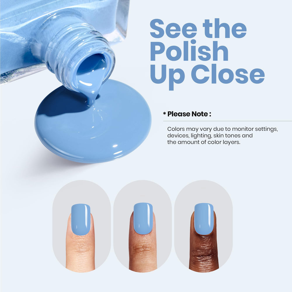 Beetles Gel Polish packaging label detail showing color name and usage instructions