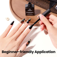 Beetles Gel Polish bottle angle highlighting label and compact 10ml size