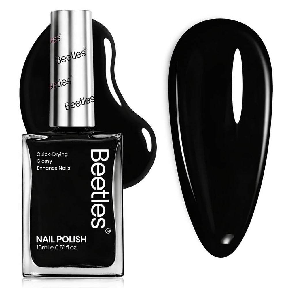 Beetles Gel Polish front bottle showing label and compact size benefit