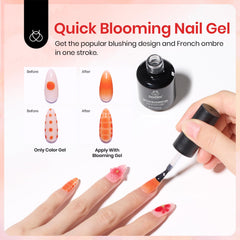 beetles blooming gel texture on palette showing spreadable formula