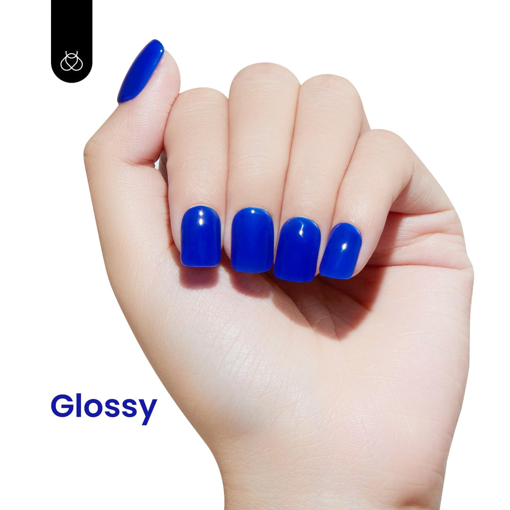 Beetles Gel Polish brush stroke on white card showing smooth application and opaque coverage