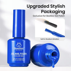 Beetles bottle next to a coin showing 15ml size for travel-friendly portable volume benefit