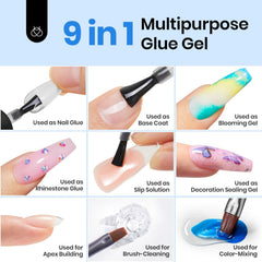 beetles brush applying gel to nail tip for even coverage and fast work