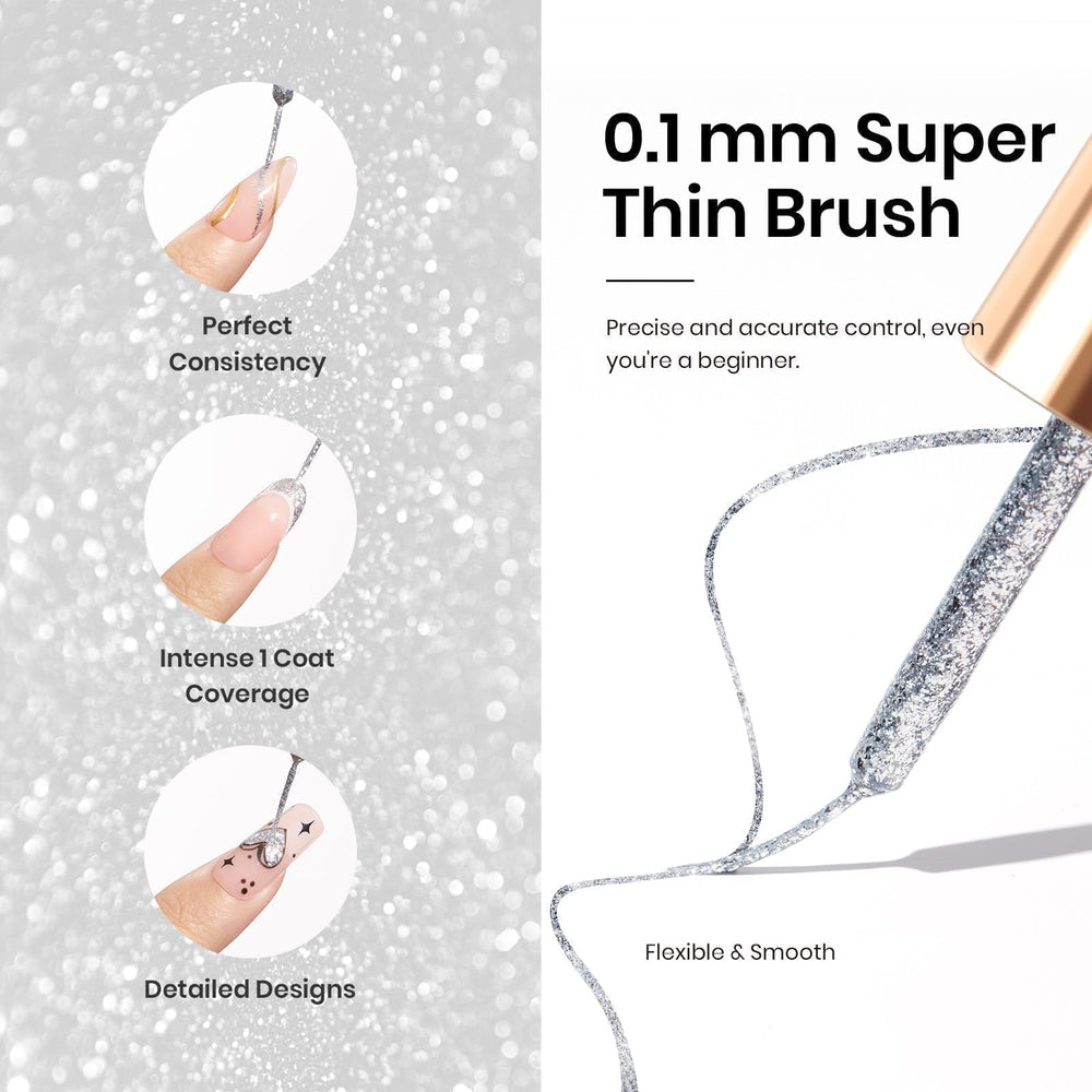 beetles fine brush detail demonstrating precise liner strokes for controlled application
