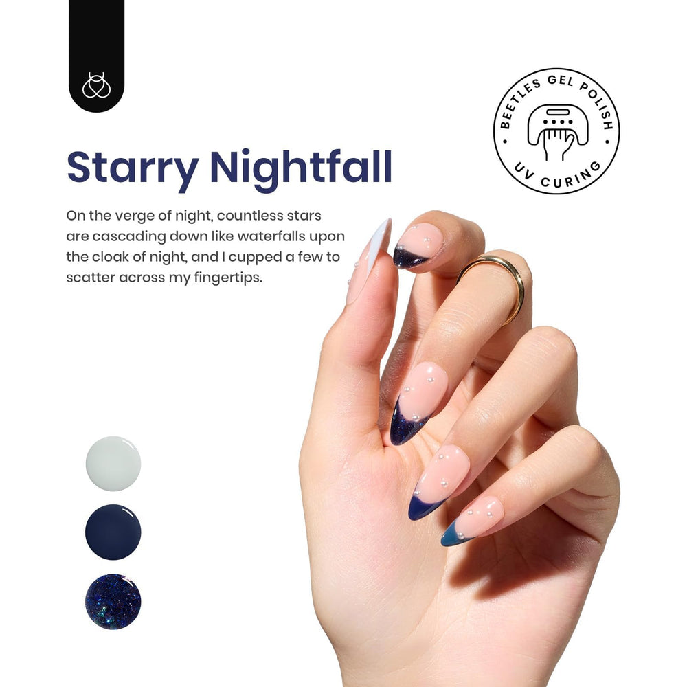 Beetles Gel Polish brush stroke showing smooth pigment and even coverage benefit