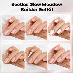 Beetles builder gel side profile apex sculpted for natural strength