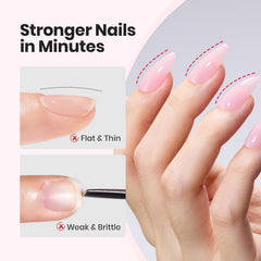 Beetles Gel Polish clear builder gel texture close-up showing smooth flow
