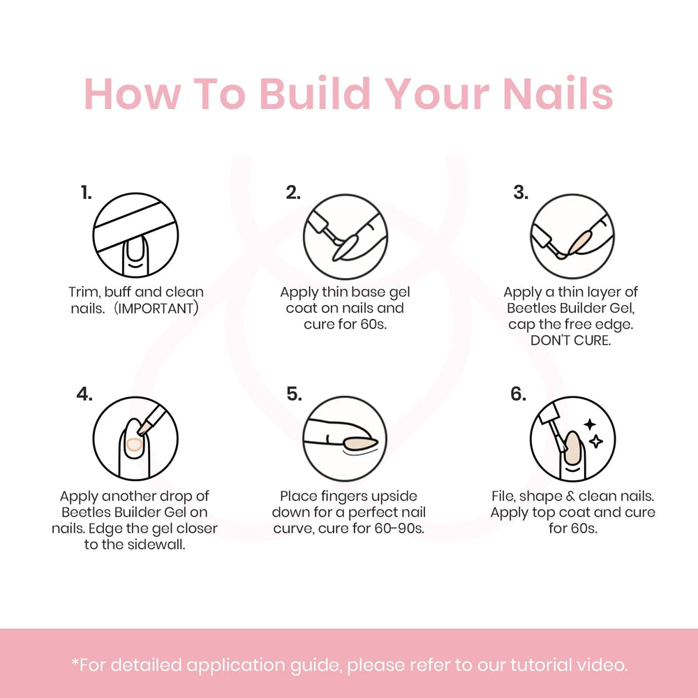 beetles builder gel home salon setup shows beginner-friendly kit
