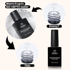 beetles builder gel in a home salon scene showing beginner-friendly setup