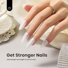 Beetles Gel Polish bottle beside a ruler showing 15ml size for travel-friendly use benefit