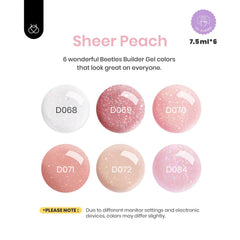 beetles builder gel texture brush stroke highlights smooth application