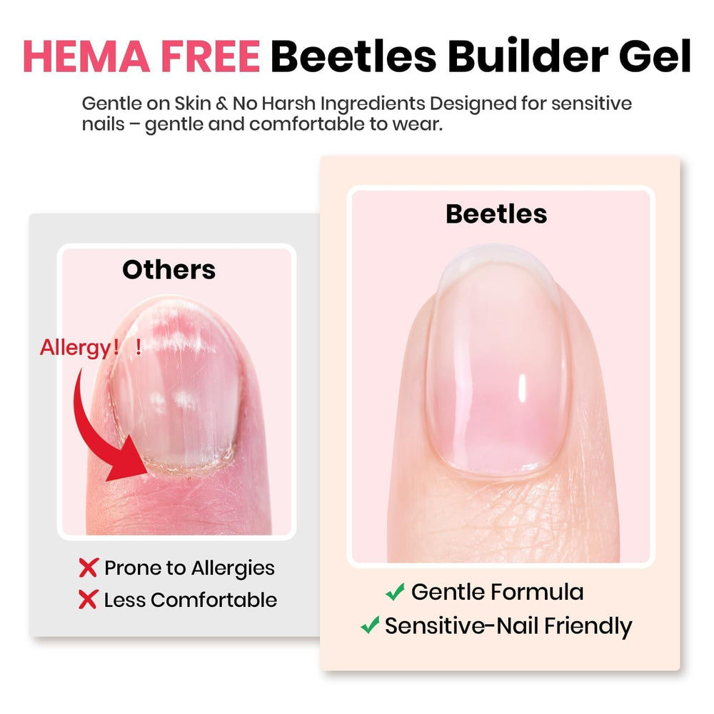 beetles Gel Polish close-up texture highlights self-leveling jelly benefit