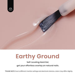 Beetles gel creamy texture on palette showing smooth self-leveling benefit