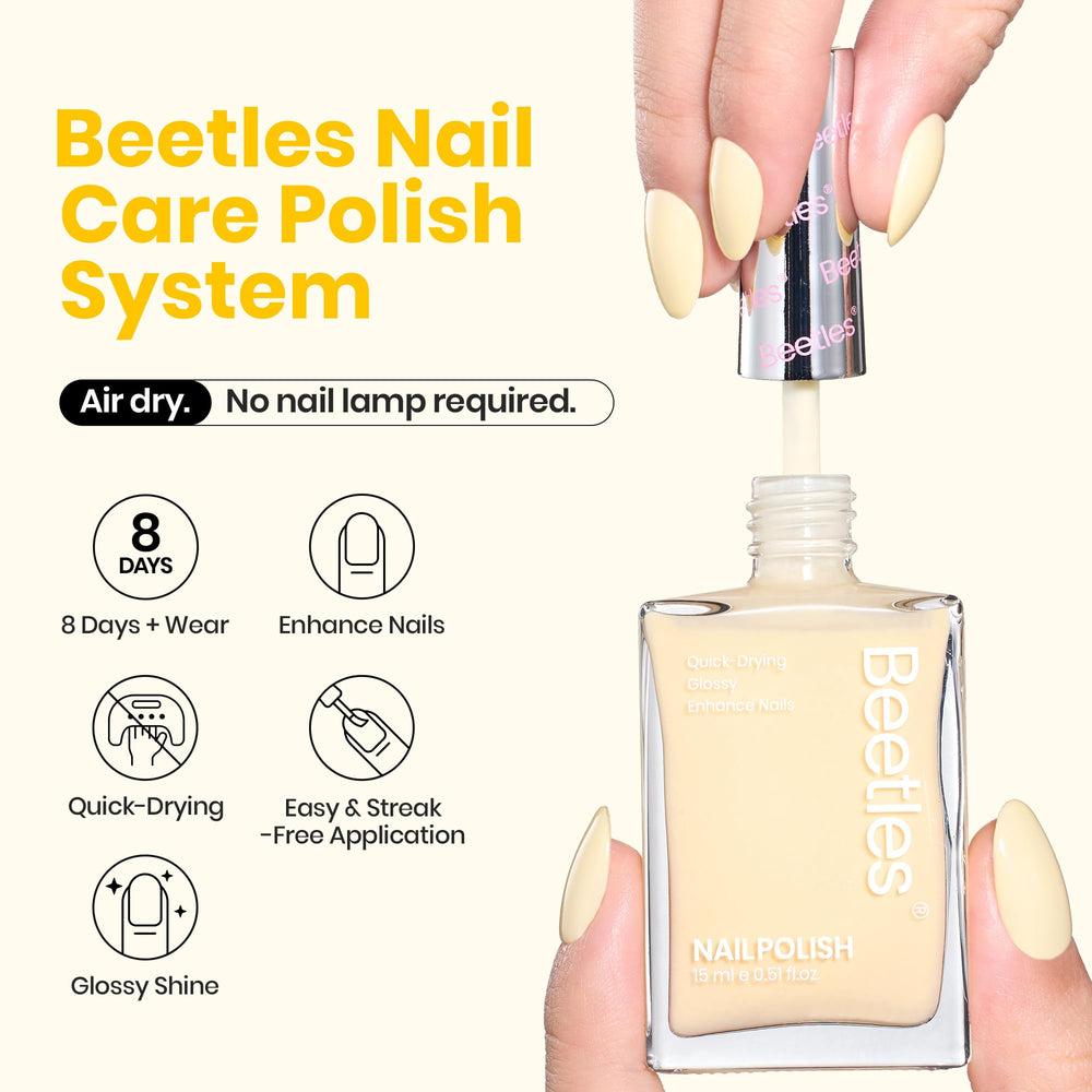 beetles brush applying polish showing smooth stroke for easy application benefit