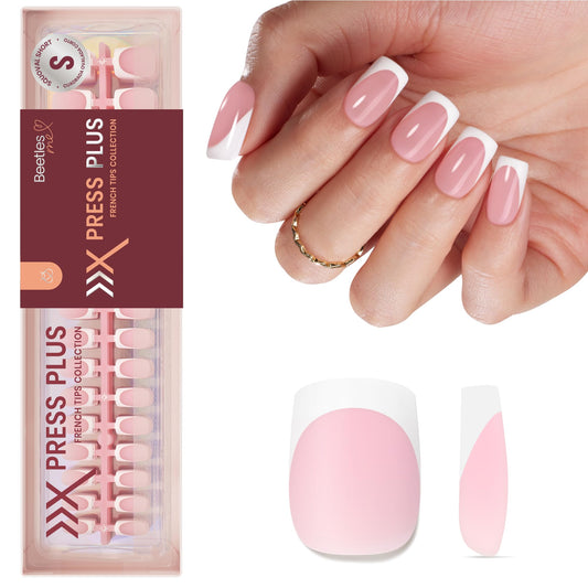 beetles Gel Polish front packaging showing 224-piece French nail kit benefit ease