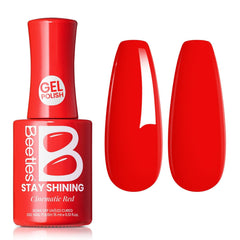 beetles bottle front view showcasing cinematic red color and volume