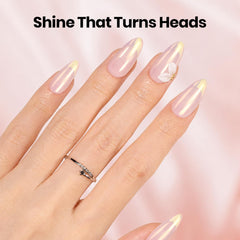 beetles pearl white close-up texture revealing smooth, luminous pearlescent finish