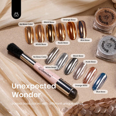 beetles close-up silver powder texture, reflective particles for strong mirror shine
