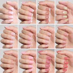 beetles close-up on glossy jelly texture highlighting salon-like finish