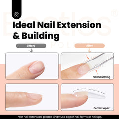 beetles finished manicure lifestyle shot displaying durable salon-quality finish benefit