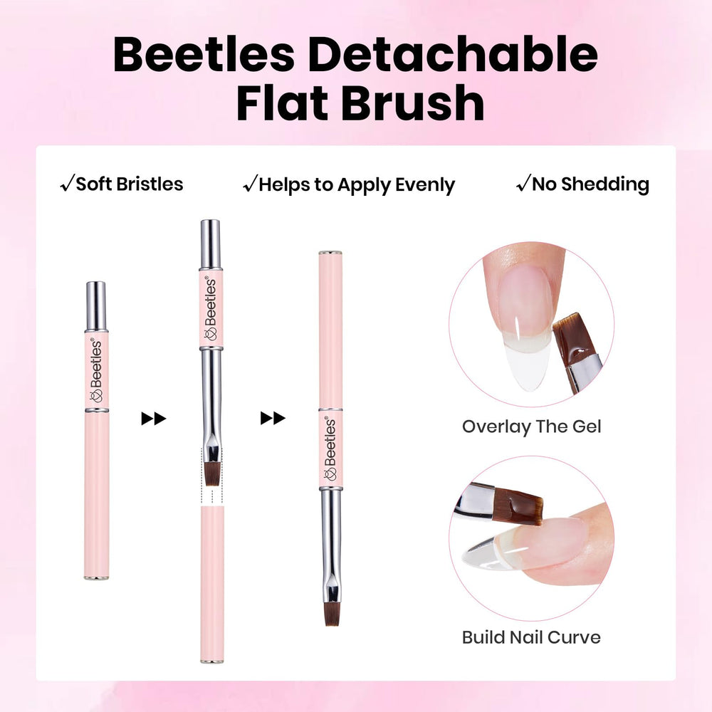 Beetles cured nail showing high-gloss finish and durable wear