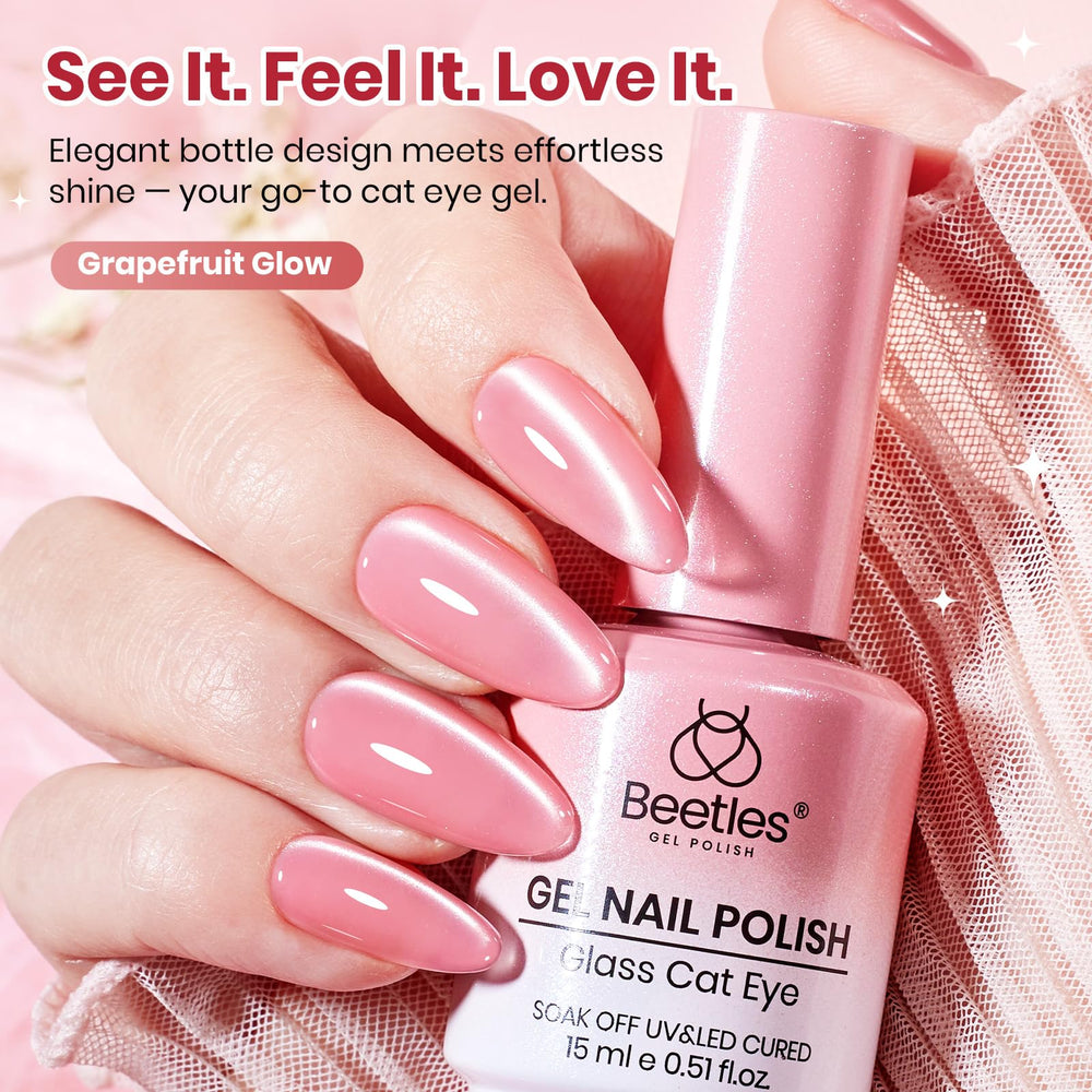 beetles cured nails on hand showcasing long-lasting high-shine finish