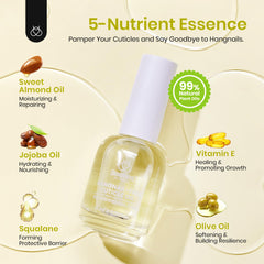Beetles cuticle oil close texture shot highlighting lightweight absorption benefit