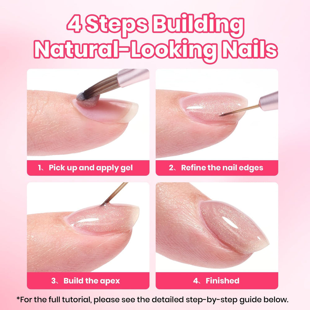 beetles Gel Polish double-ended brush with cap on for safer transport