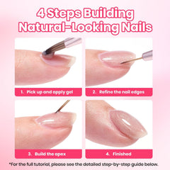 beetles Gel Polish double-ended brush with cap on for safer transport