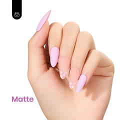 beetles nails curing under LED lamp showing fast cure and durable finish