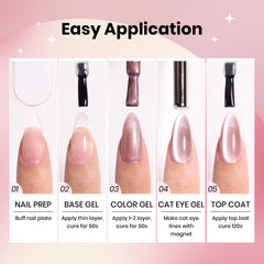 Beetles finished manicure on model highlighting wearable shimmer benefit