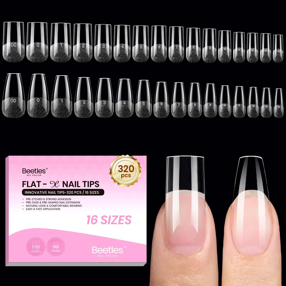 beetles Flat-X front packaging showing full 320-piece kit and shapes for easy selection