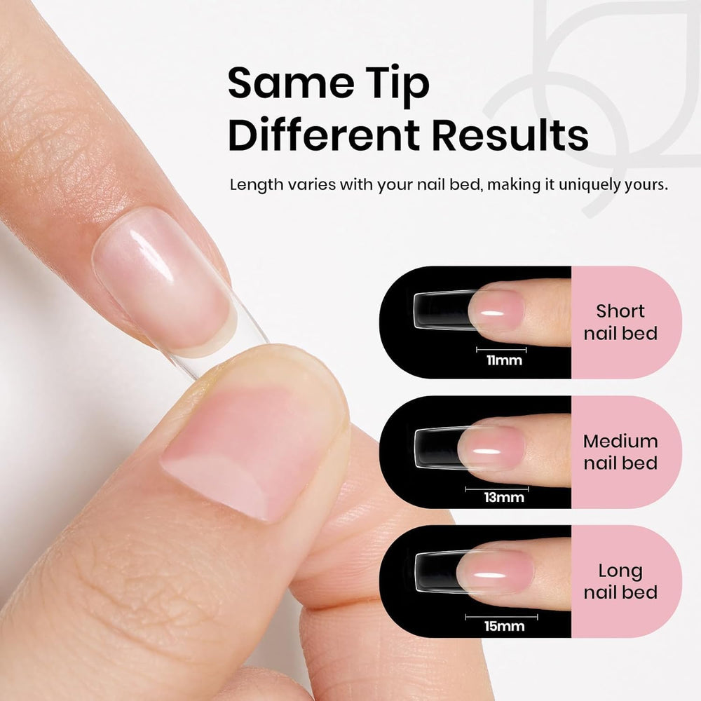 beetles gel polish demo of tip flexibility and thin back edge durability